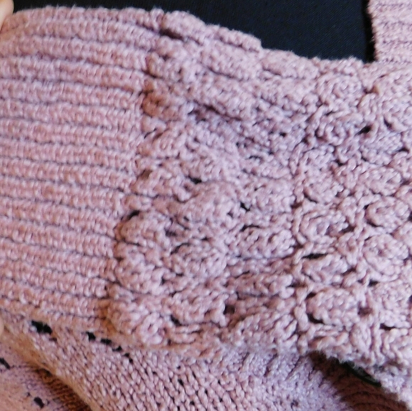 Free People Dusty Rose knit button up cardigan XS - Picture 6 of 10